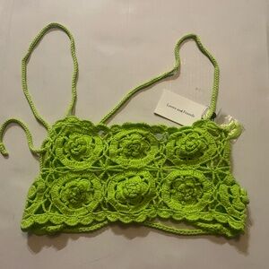 NWT Lovers & Friends crochet top